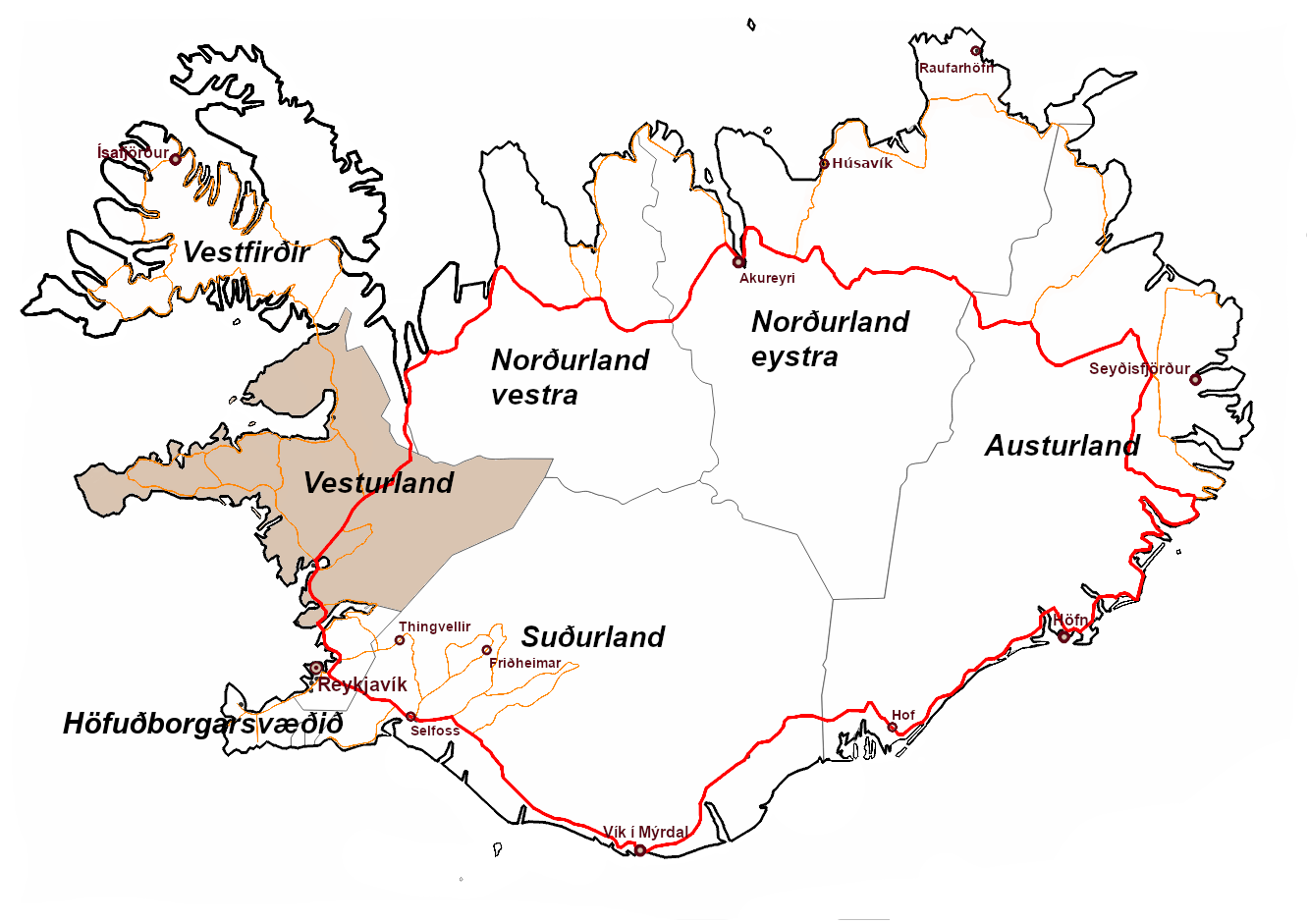 Island_Regionen_Vesturland