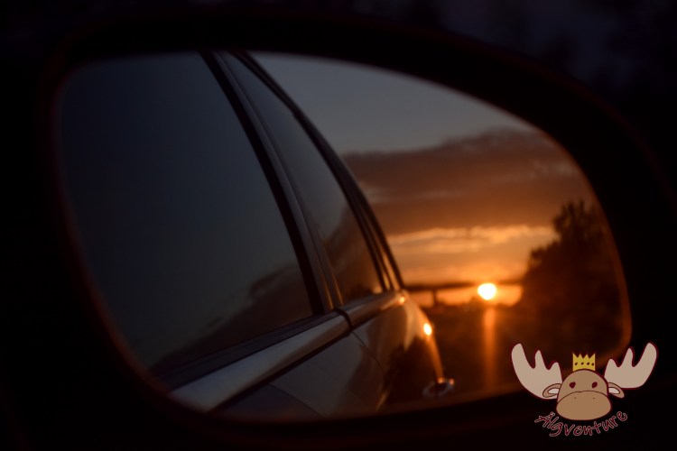 Sonnenuntergang im Spiegelbild - Sunset in the mirror