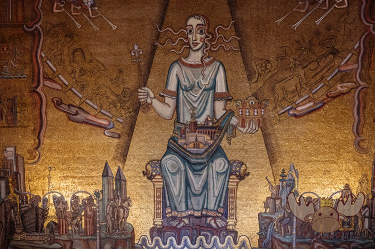 Stockholm | Goldene Halle im Stockholmer Rathaus - Golden Hall in Stockholm City Hall