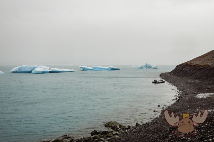 Jökulsárlón - Das Eis des Gletschers treibt auf das Meer hinaus | The glacier ice drifts out to sea