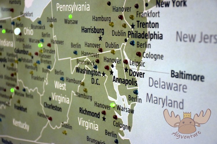 Bremerhaven | Die Auswanderer nahmen auch die Namen ihrer Städte mit nach Amerika. - The emigrants also took the names of their cities with them to America.