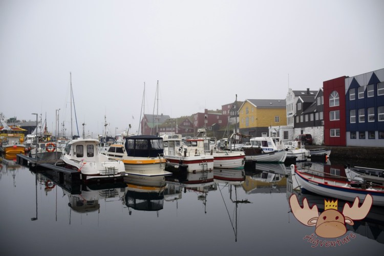 Tórshavn | Boote warten im kleinen Hafen - Boats waiting in the small harbor