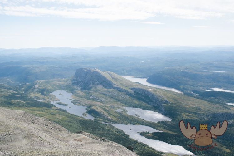 Gaustatoppen | Von der Spitze des Gaustatoppen kann man bei gutem Wetter fast ein Drittel Norwegens sehen. - From the top of Gaustatoppen you can see almost a third of Norway in good weather.